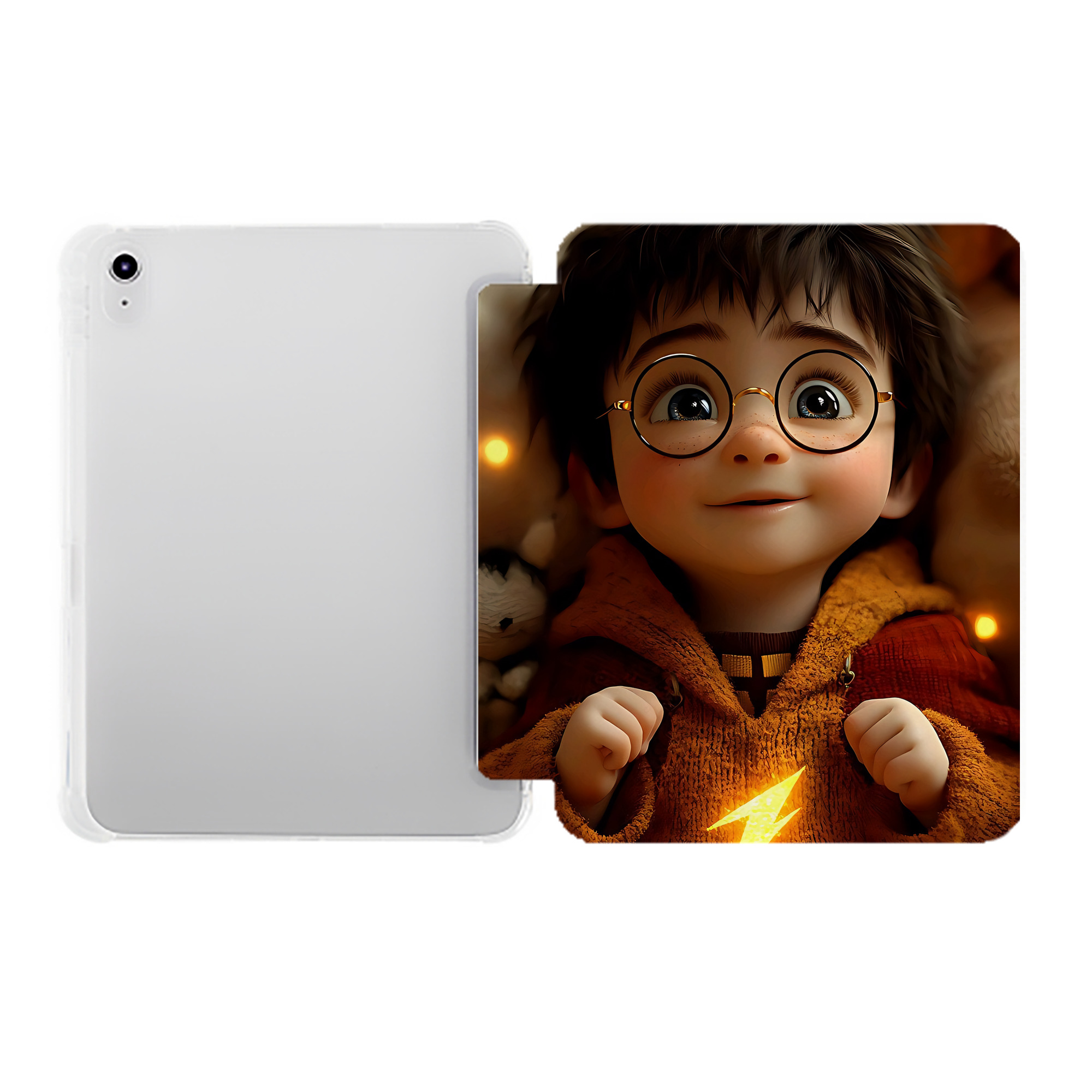 （画像用） Harry Potter ハリー・ポッターシリーズ IPad ケース ペン収納付き 三つ折りスタンド PUレザー×シリコン 対応機種9.5/10.5/10.9インチ